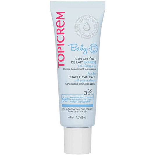 Topicrem Baby Flash Cradle Cap – gelis nuo pleiskanų plaukuose