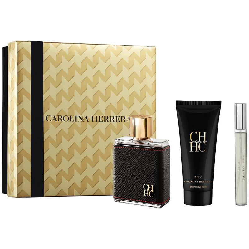 Carolina Herrera CH for Man Gift Set EDT 100 ml, miniature EDT 10 ml and After Shave Balsam 100 ml