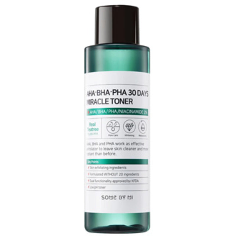 „Some By Mi AHA.BHA.PHA 30 Days Miracle Toner“ – minkštinamasis ir drėkinamasis tonikas