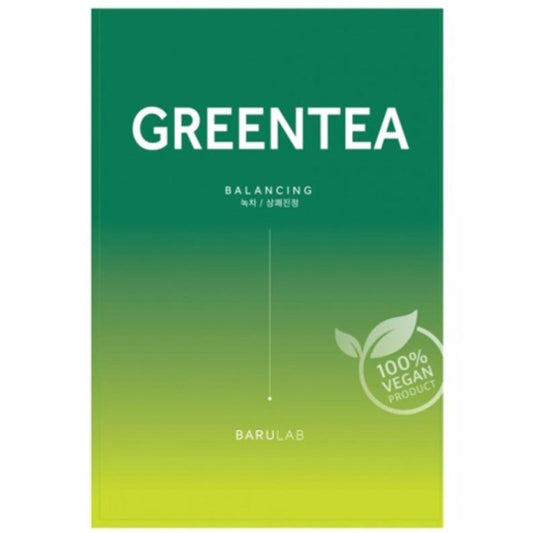 Barulab Green Tea Balancing The Clean Vegan Mask - Odos kaukė su žaliąja arbata