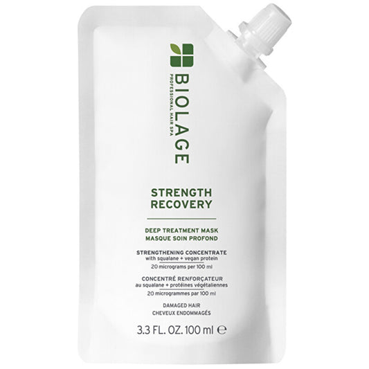 Biolage Strength Recovery Deep Treatment Mask – stiprinanti kaukė nuo plaukų lūžinėjimo