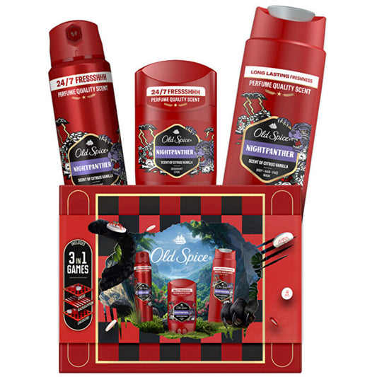 Old Spice Nightpanther dovanų rinkinys – kūno priežiūros dovanų rinkinys