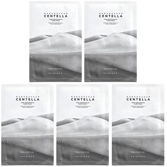SKIN1004 Madagaskaro centelės rinkinys – skaistinamųjų veido kaukių rinkinys