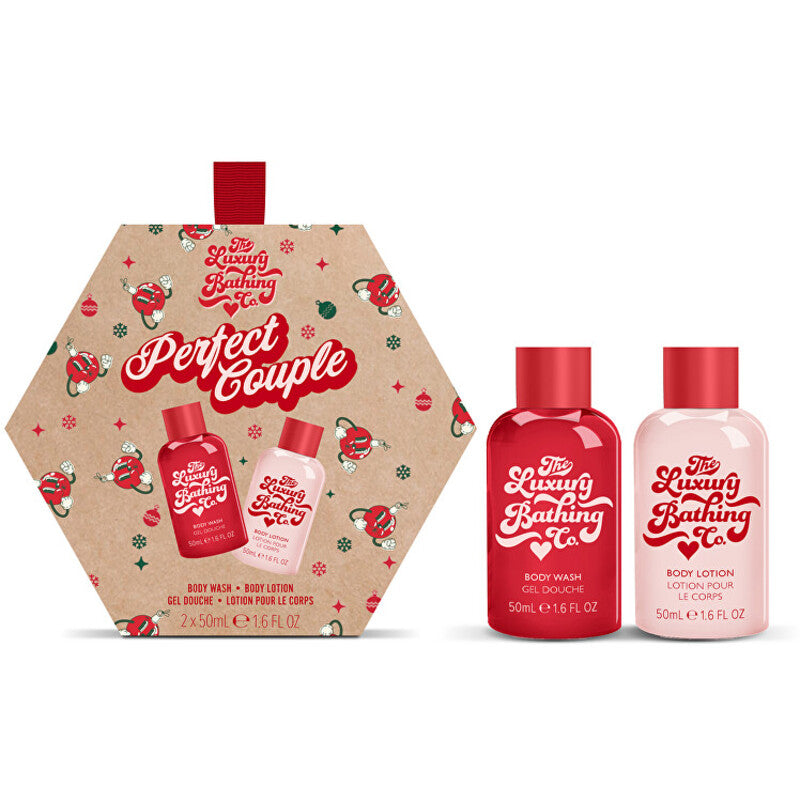 Luxury Bathing Company mini vannas kopšanas dāvanu komplekts (Ziemassvētku konfektes, kakao un vaniļa)