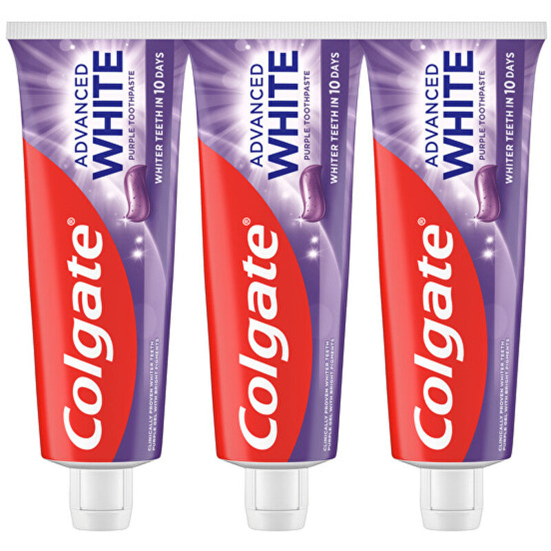 „Colgate Advanced White Purple“ trio tipo dantų pasta – dantų pasta