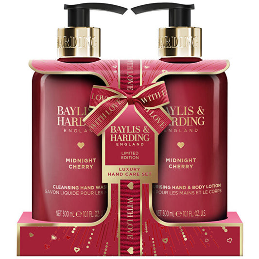 Baylis & Harding Midnight Cherry prabangus rankų priežiūros rinkinys - dovanų rinkinys