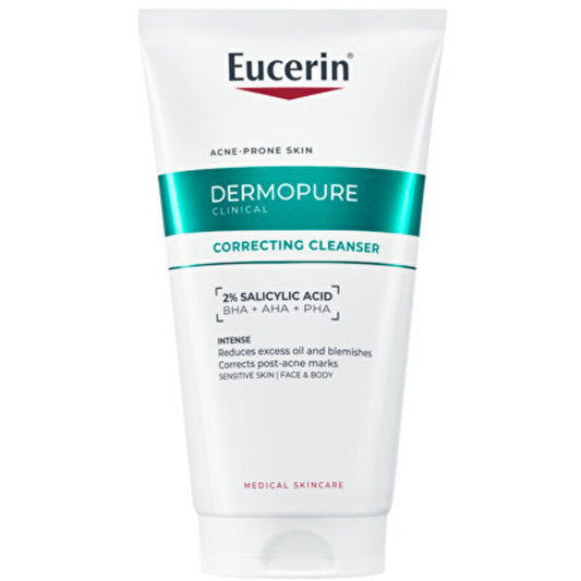 „Eucerin DermoPure Clinical Corrective Cleanser“ – valomasis gelis probleminei odai