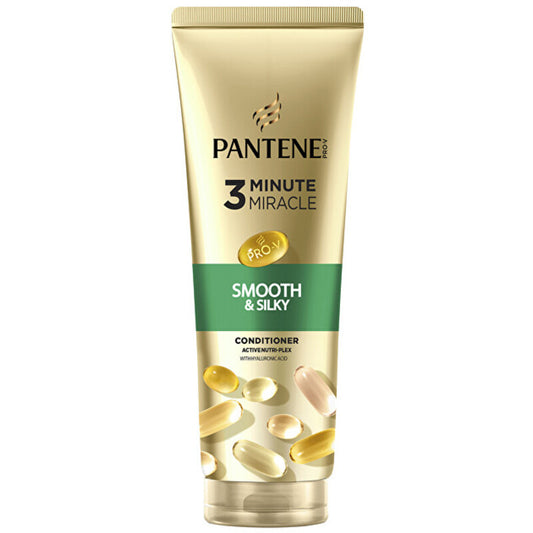 „Pantene 3 Minute Miracle Smooth & Silky“ kondicionierius – lyginamasis kondicionierius