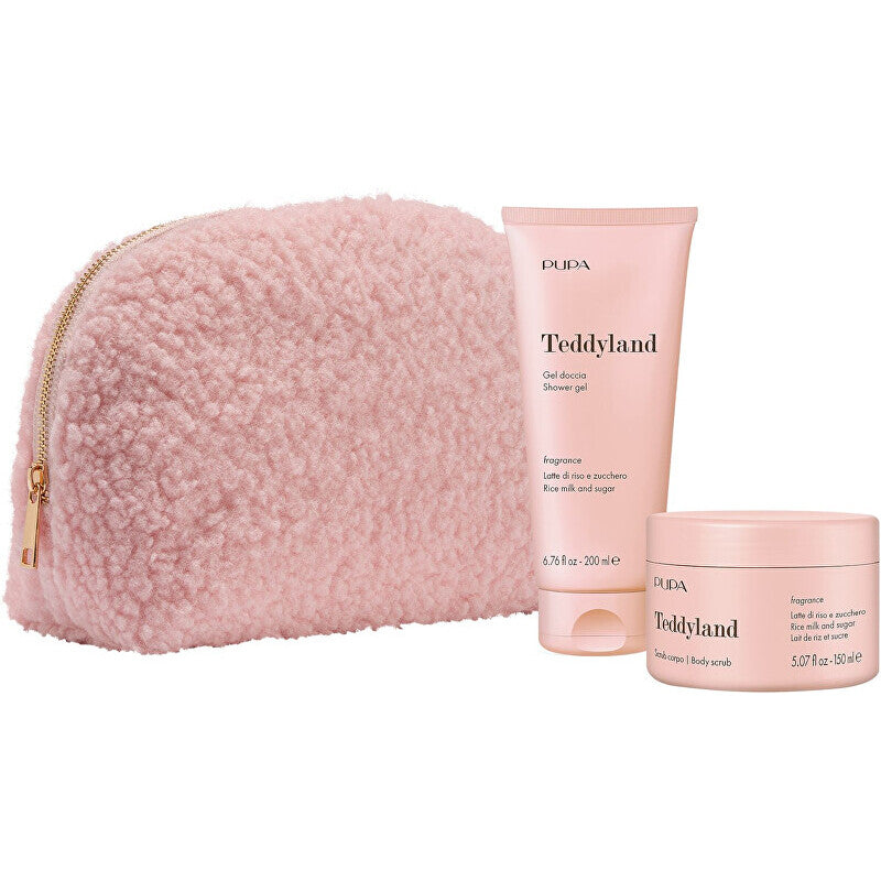 Pupa Dovanų rinkinys „Ryžių pienas ir cukrus Teddyland“ 2 vnt.