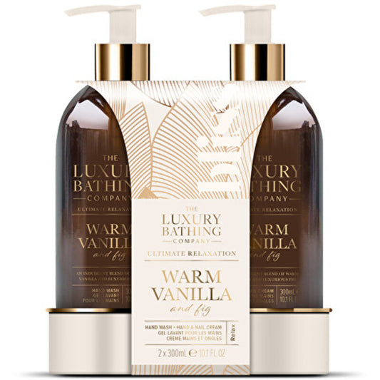 The Luxury Bathing Company Šiltos vanilės dovanų rinkinys (vanilė)