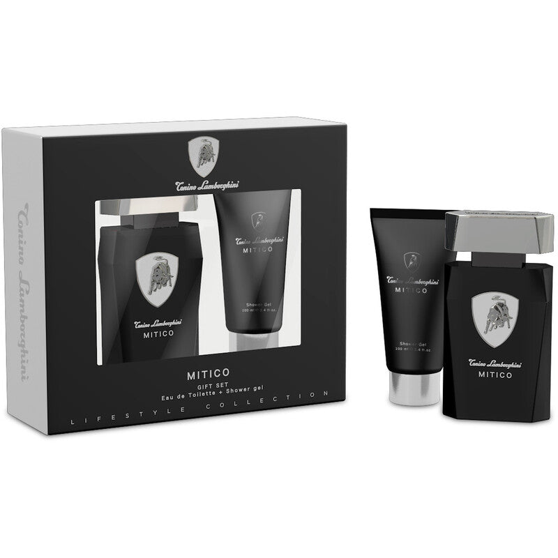 Lamborghini Mitico Gift Set EDT 75 ml and After Shave Balsam (after shave balm) 100 ml