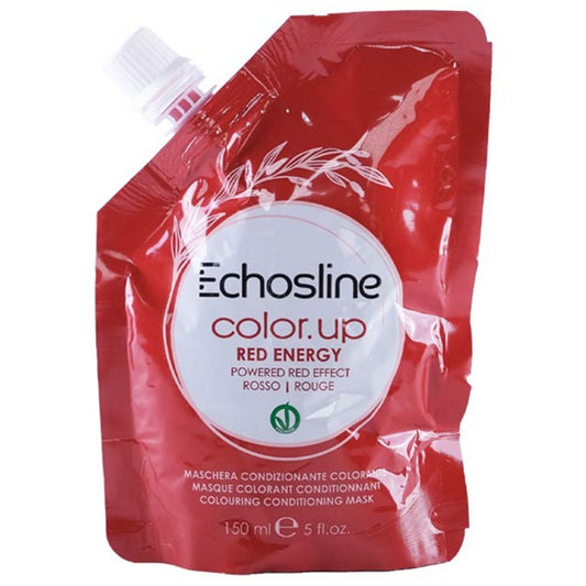 Echosline „Color.up“ plaukų dažymo kaukė „Red Energy“ – maitinamoji kaukė su spalvos pigmentais, atgaivinančia spalvą.