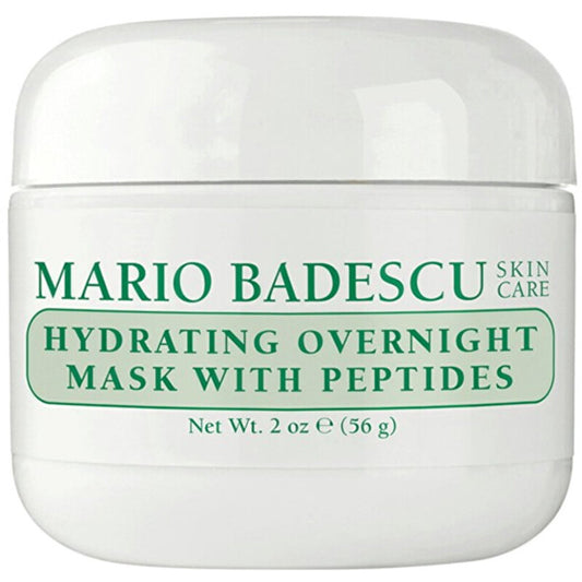 Mario Badescu Drėkinamoji naktinė kaukė su peptidais – drėkinamoji ir maitinamoji naktinė kaukė nuo senėjimo.