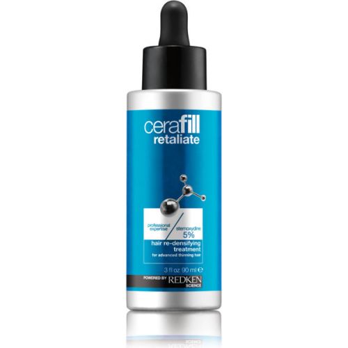 Redken „Cerafill Retaliate“ plaukų tankinimo procedūra – maitinanti žievė, atkurianti pažengusių plaukų slinkimo tankį. (90ml) Moterims